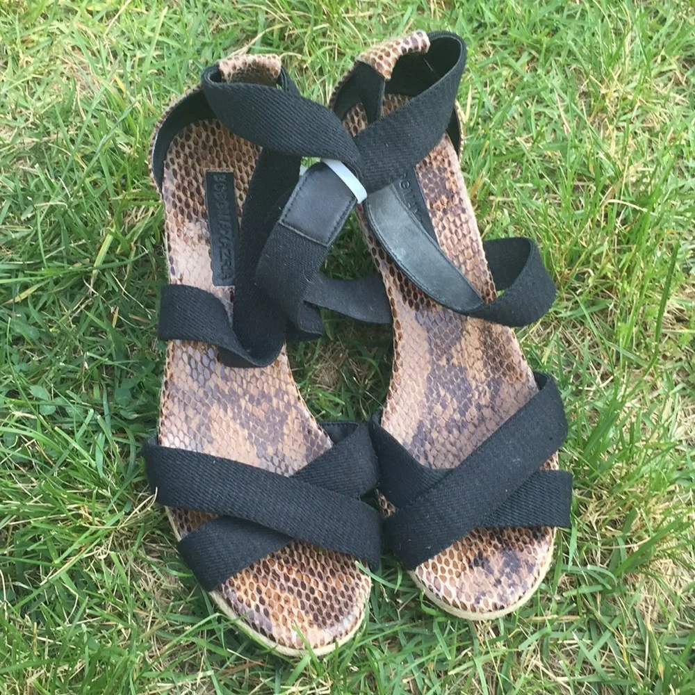 BCBGmaxazria Barcelona Black Espadrilles